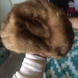 Vintage mink hat